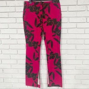 A.L.C. Vaughn Floral Wool Blend Trouser Pant
